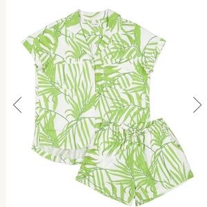 NWT Piyama Abigail Sleep Set in Jungle Palm XS Pajamas
